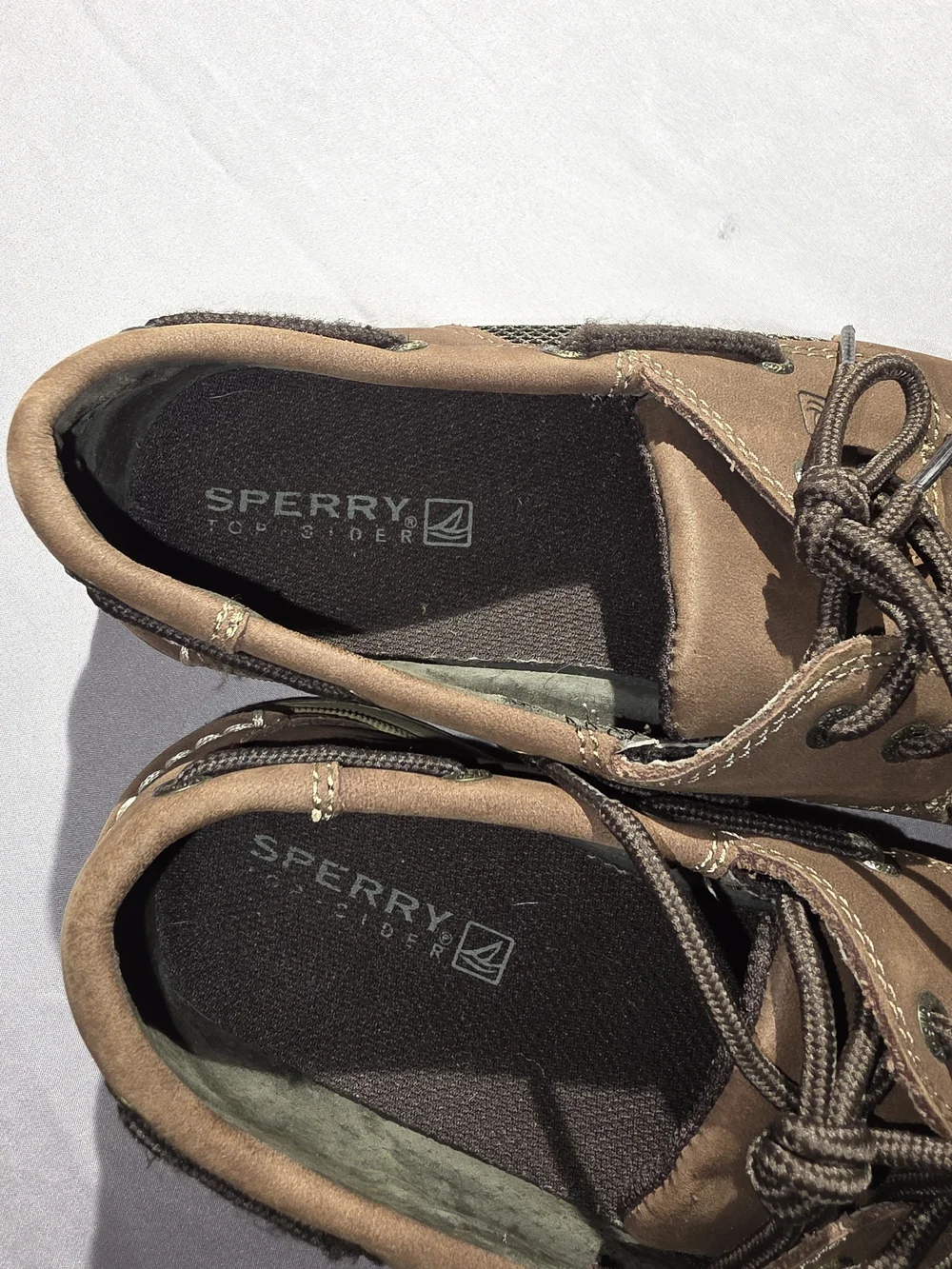 Sperry Brown Leather Boat Shoes